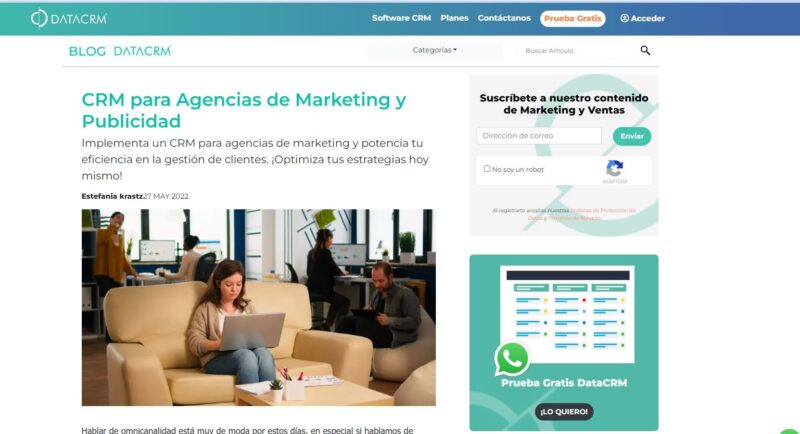 Las 4 mejores agencias de CRM en Bogotá Las 4 mejores agencias de CRM en Bogotá